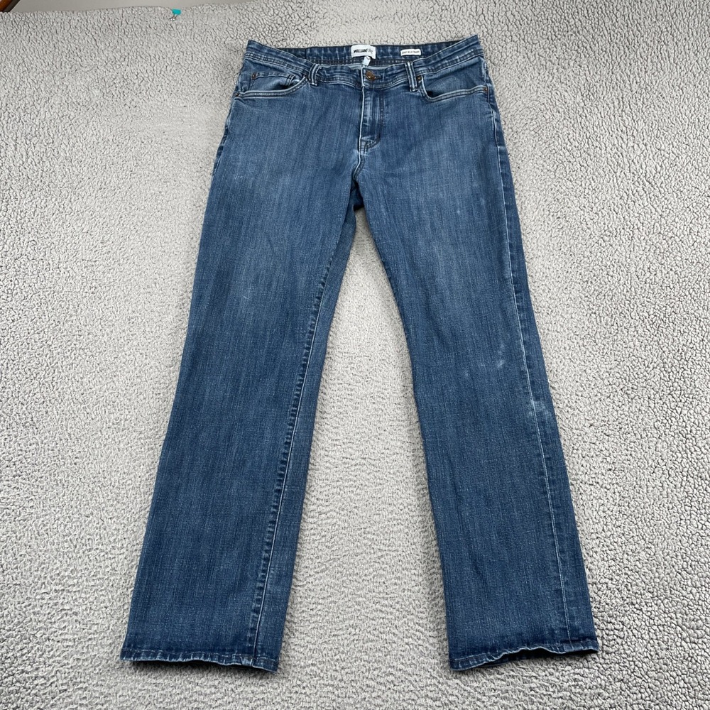 William Rast Jeans Mens 36x32 Blue Legacy Relax Straight Denim Pants